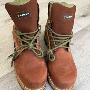 Hawx Men's Brown Leather Boots